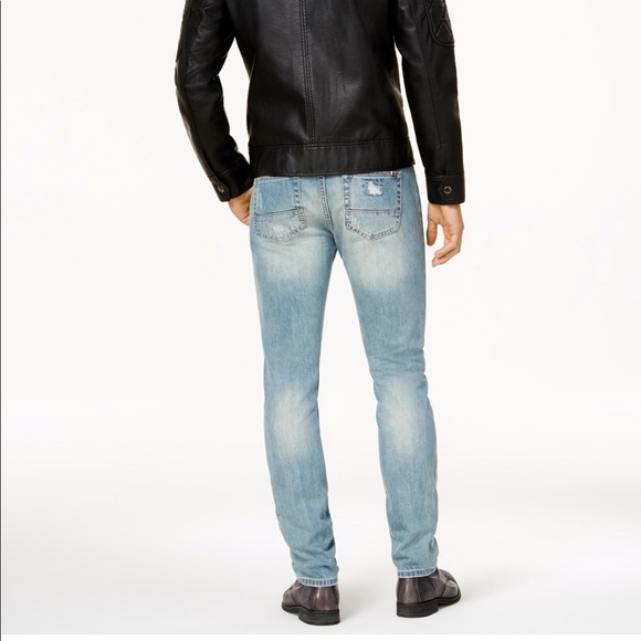 Men’s Vintage Wash Distressed American Rag Jeans - Picture 6 of 6